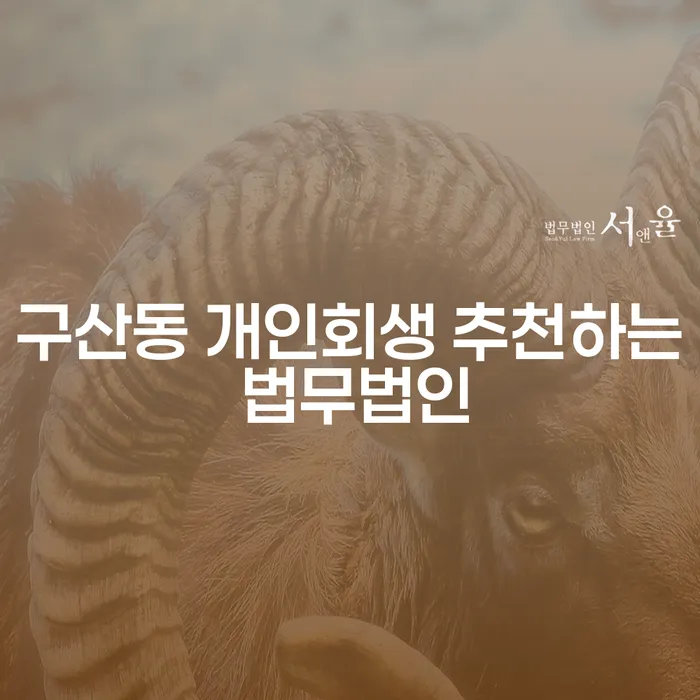구산동 개인회생 추천하는 법무법인