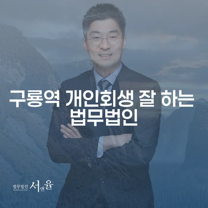 구룡역 개인회생 잘 하는 법무법인