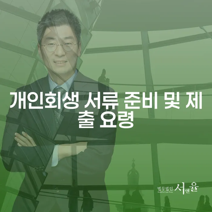 개인회생 신청 시, 어떻게 서류를 준비하고 제출해야 할까요?
