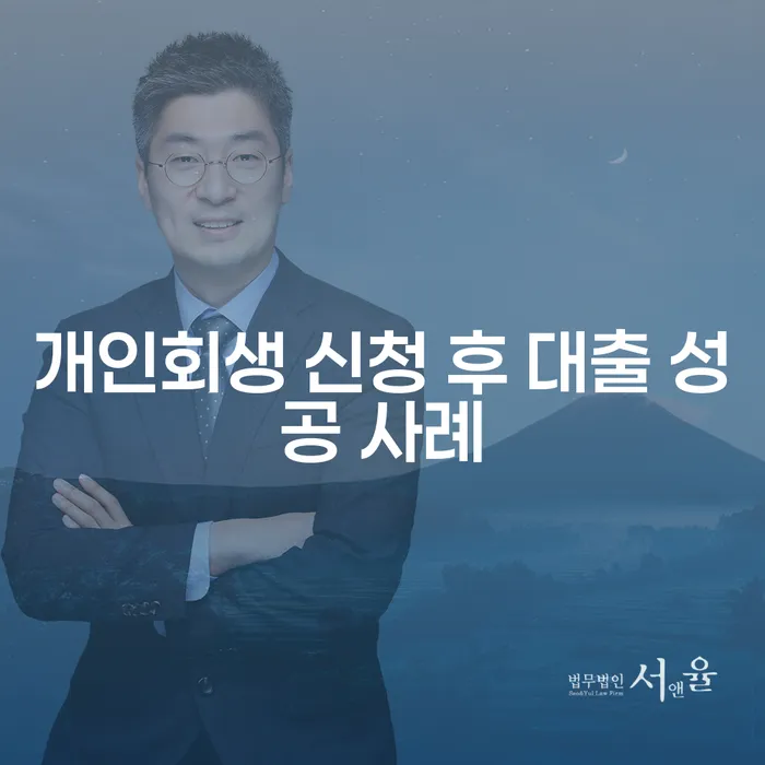 개인회생 신청 후 대출 성공 사례는 무엇일까요?