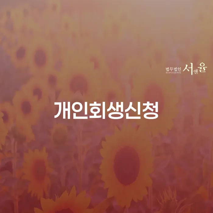 청운효자동 개인회생신청의 이해와 절차